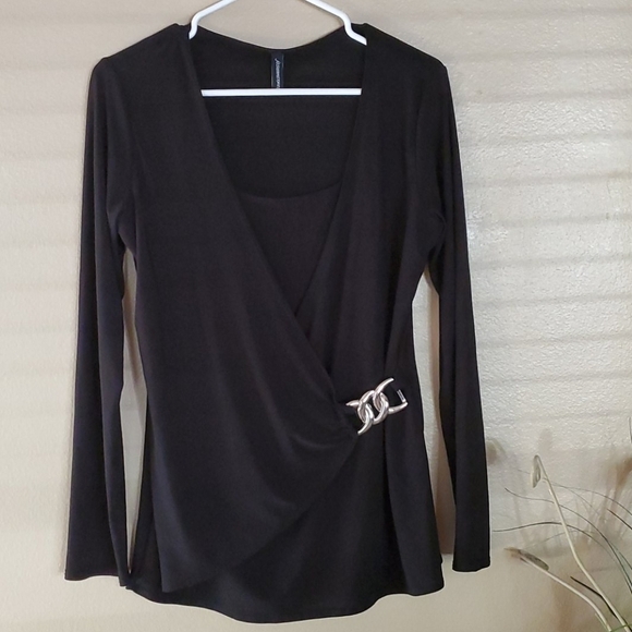 jason maxwell Tops - Black gorgeous blouse size XL